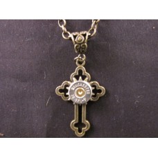 B - Antique Brass Cross